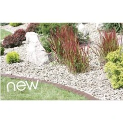 Tuinafboording Kunststof Bruin - 380 Cm -Outdoor Tuinonderhoudswinkel 1523813558 3 600