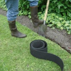 Gazonafboording ECO Rubber - 15 M × 10 Cm -Outdoor Tuinonderhoudswinkel eco 15m x 10 cm gazonboord 1484057823 3 600