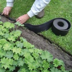 Gazonafboording ECO Rubber - 15 M × 15 Cm -Outdoor Tuinonderhoudswinkel eco 15m x 15 cm tuin afboording 1484057822 3 600