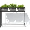 ECOPOTS Berlin Kruidentafel - Grijs 100 X 80 X 36 Cm -Outdoor Tuinonderhoudswinkel ecopots berlin kruidentafel grijs 1600852111 1 600