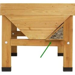Insectenhotel BEE BAR Voor Vegtrug Naturel -Outdoor Tuinonderhoudswinkel insectenhotel voor vegtrug naturel 1544172344 1 600