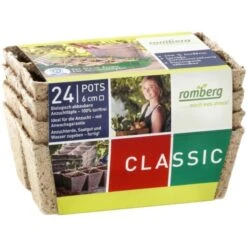 Vezelpotjes Vierkant Biologisch Afbreekbaar - 6 × 6 Cm - Set Van 24 Stuks -Outdoor Tuinonderhoudswinkel kokos potjes vierkant 6 cm 1518946013 2 600