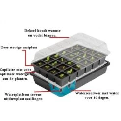 Kweekset Met Autobewatering - 24 Cellen -Outdoor Tuinonderhoudswinkel kweekset 24 cellen autobewatering 1490204350 1 600