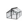 Vitavia Gaia Jumbo Miniserre Aluminium Zwart - 83 × 119 Cm - 0,99 M² -Outdoor Tuinonderhoudswinkel miniserre gaia jumbo gehard glas 1660739251 1 600