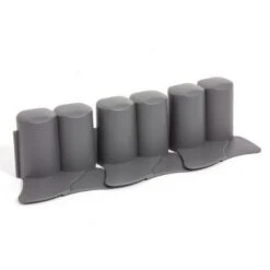 Palissade Met Rand Grijs - 3 Meter - Set Van 8 Stuks -Outdoor Tuinonderhoudswinkel palissade lvorm grijs 3 m 1484062210 3 600