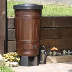 Regenton Woody Met Houtlook- 265 Liter 7 Regenton Woody Met Houtlook- 265 Liter -Outdoor Tuinonderhoudswinkel regenton woody 265 liter 1484068033 3 600
