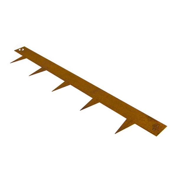 Kantopsluiting Multi-Edge Cortenstaal - 950 Cm - Set Van 10 Stuks 4 Kantopsluiting Multi-Edge Cortenstaal - 950 Cm - Set Van 10 Stuks - Afbeelding 2