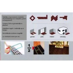 Tuinpadplaten - Grondplaten Bruin - Set Van 8 Stuks -Outdoor Tuinonderhoudswinkel tuinpadplaten grondplaten bruin 1484056887 5 600