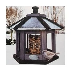 Vogelvoederhuis Met Ingebouwde Zadensilo - Zeskant 10 Vogelvoederhuis Met Ingebouwde Zadensilo - Zeskant -Outdoor Tuinonderhoudswinkel voederhuis met zadensilo 1510747583 3 600