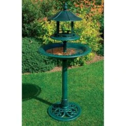 Vogelbad En Voedertafel 2-in-1 11 Vogelbad En Voedertafel 2-in-1 -Outdoor Tuinonderhoudswinkel voedertafel met bad 2 in 1 1484056506 3 600