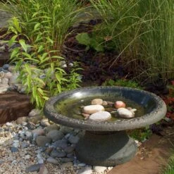 Vogelbad Rustiek XL - Kunststof -Outdoor Tuinonderhoudswinkel vogelbad rustiek xl kunststof 1660120179 4 600