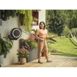 Wandslangenbox GARDENA RollUp Wit - S - 15 M -Outdoor Tuinonderhoudswinkel wandslangbox rollup s gardena 1617258486 3 600