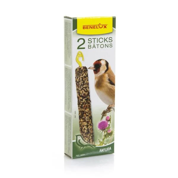Zadensticks Voor Vogels - Set Van 2 Stuks 3 Zadensticks Voor Vogels - Set Van 2 Stuks
